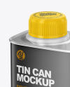 Matte Tin Can Mockup