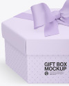 Gift Box Mockup