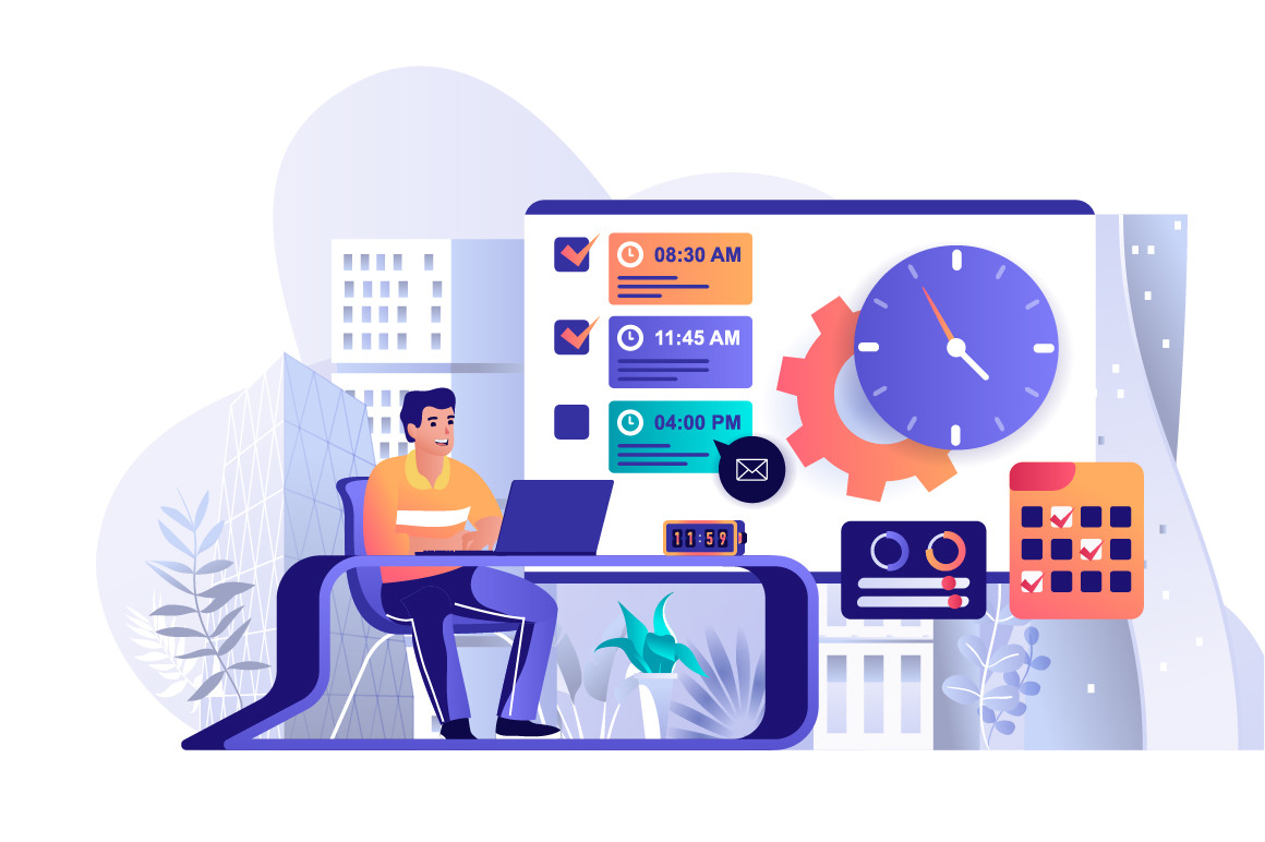 Bundle Flat Web Illustration