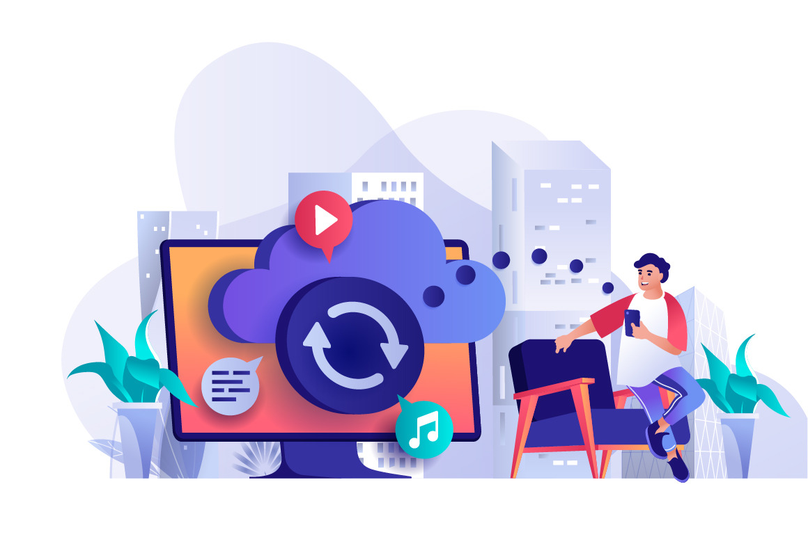 Bundle Flat Web Illustration