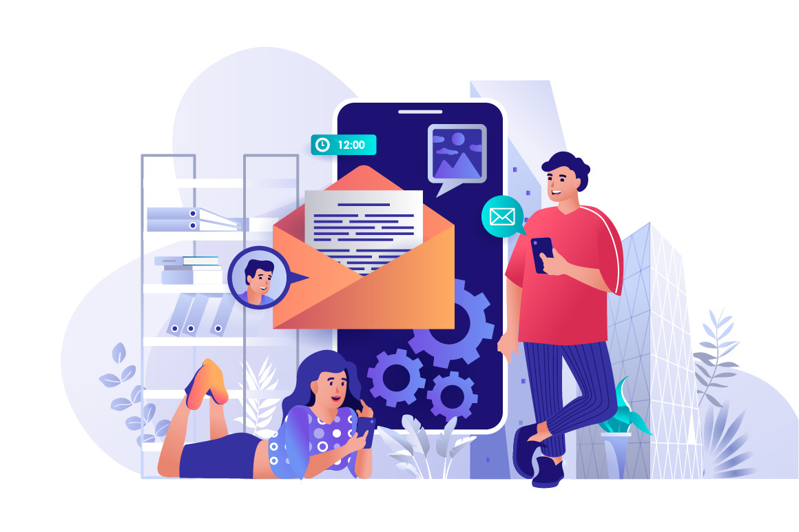 Bundle Flat Web Illustration