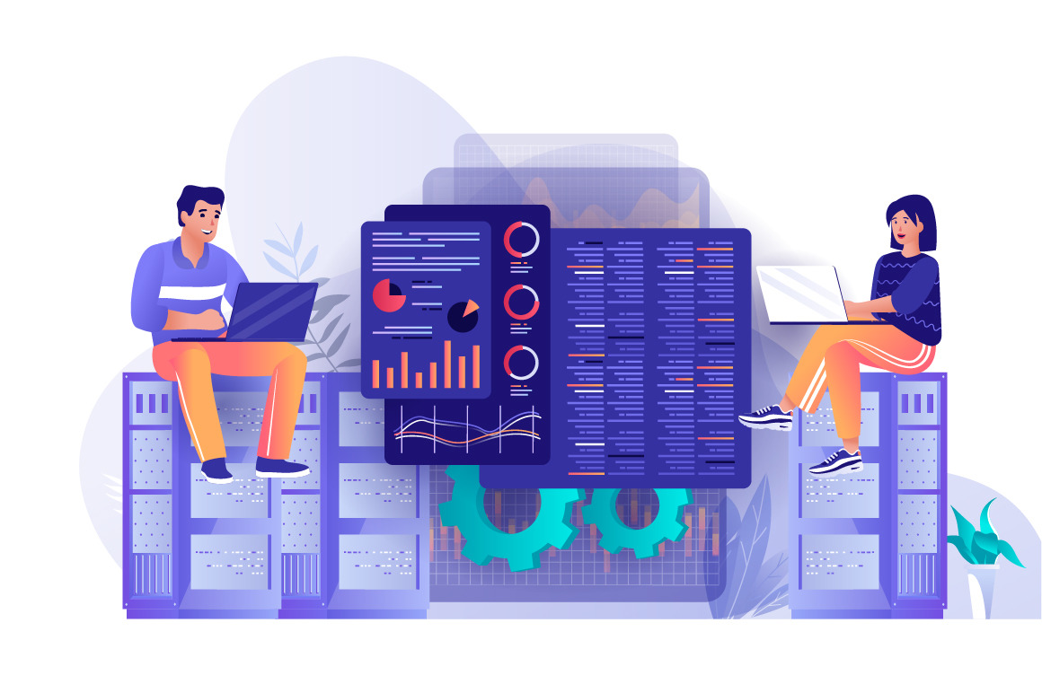 Bundle Flat Web Illustration