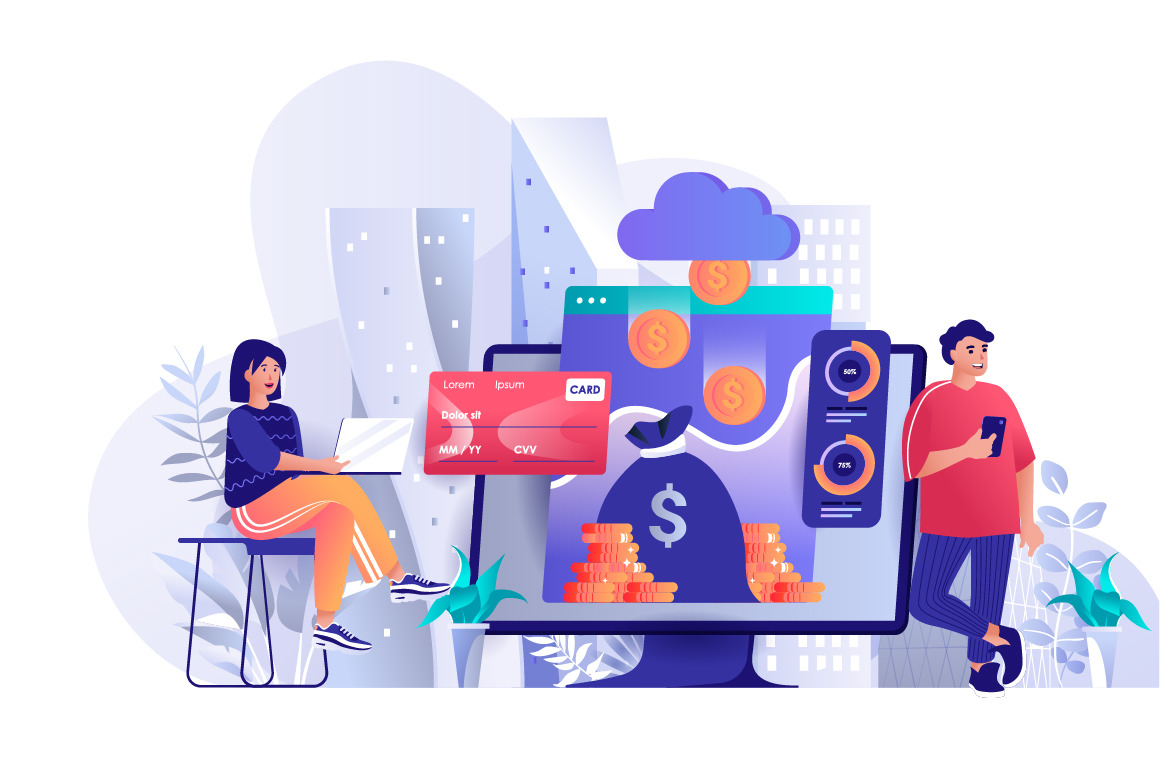 Bundle Flat Web Illustration