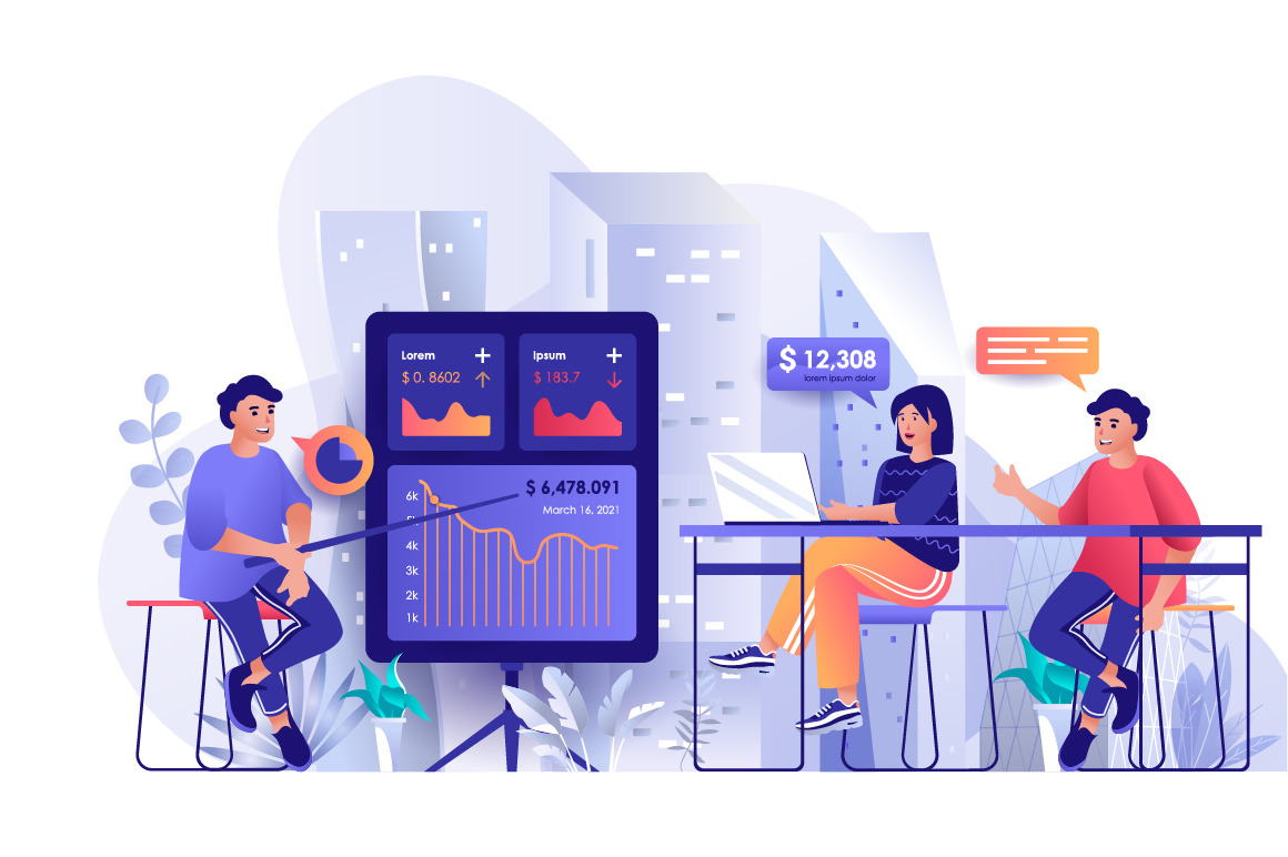 Bundle Flat Web Illustration