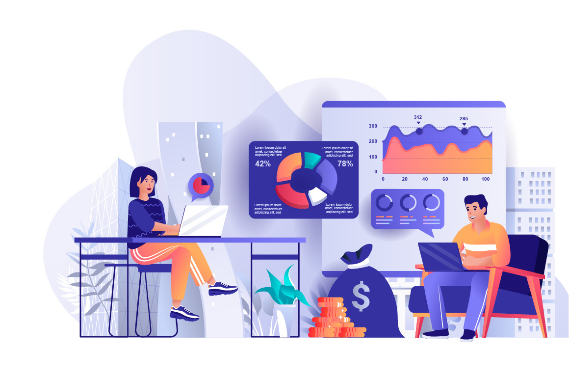 Bundle Flat Web Illustration