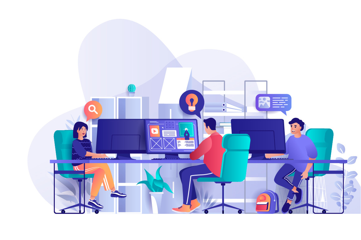 Bundle Flat Web Illustration