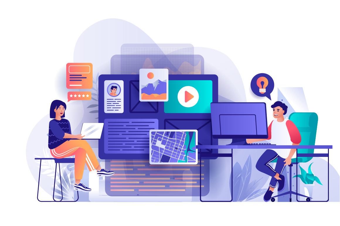 Bundle Flat Web Illustration