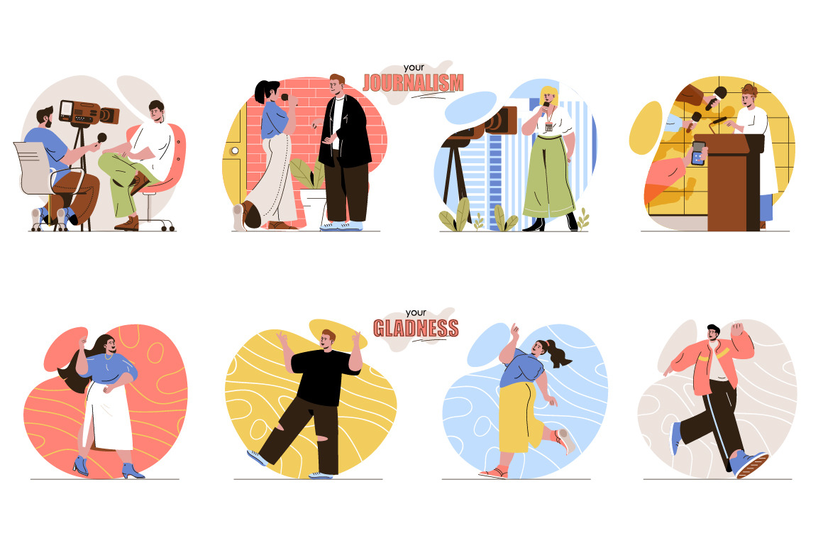 Bundle Flat Line Web Illustration Bundle Flat Line Web Illustration