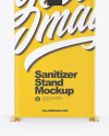 Hand Sanitizer Stand Mockup