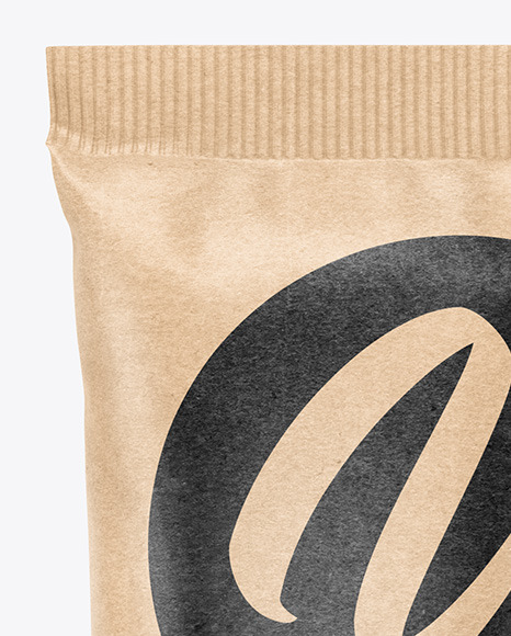 Kraft Paper Snack Package Mockup