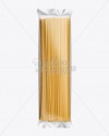 Clear Plastic Spaghetti Packaging Mockup