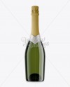 Premium Champagne Bottle HQ Mockup