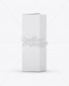 Nasal Spray Box Mockup - 70° Angle Front View (Eye-Level Shot)