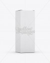 Nasal Spray Box Mockup - 25° Angle Front View (Eye-Level Shot)