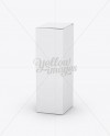 Nasal Spray Box Mockup - 70° Angle Front View (High-Angle Shot)