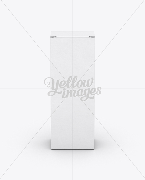 Nasal Spray Box Mockup - Front View (High-Angle Shot)