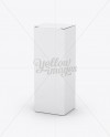 Nasal Spray Box Mockup - 25° Angle Front View (High-Angle Shot)