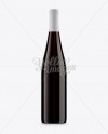 Dark Glass Hock Bottle Mockup