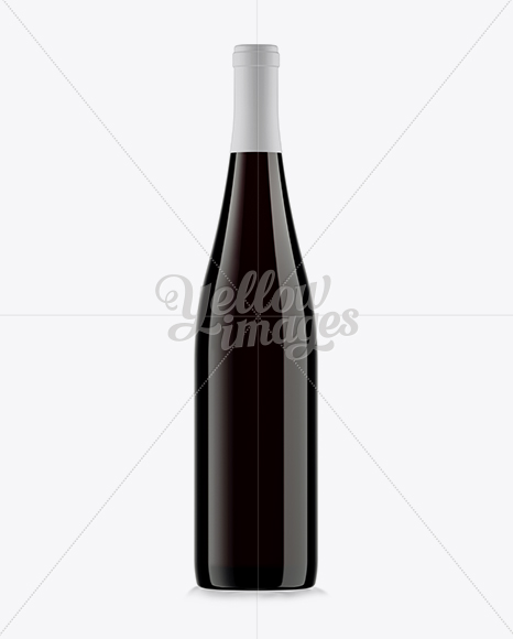 Dark Amber Glass Bottle w/ Red Wine Mockup Dark Amber Glass Bottle w/ Red Wine Mockup