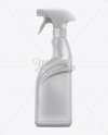 Plastic Bottle with Trigger Sprayer Mock-up