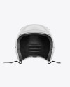 Vintage Motorcycle Helmet Mockup - Front View