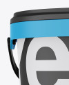 Matte Protein Bucket Mockup - Front View