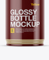 Glossy Drink Bottle Mockup