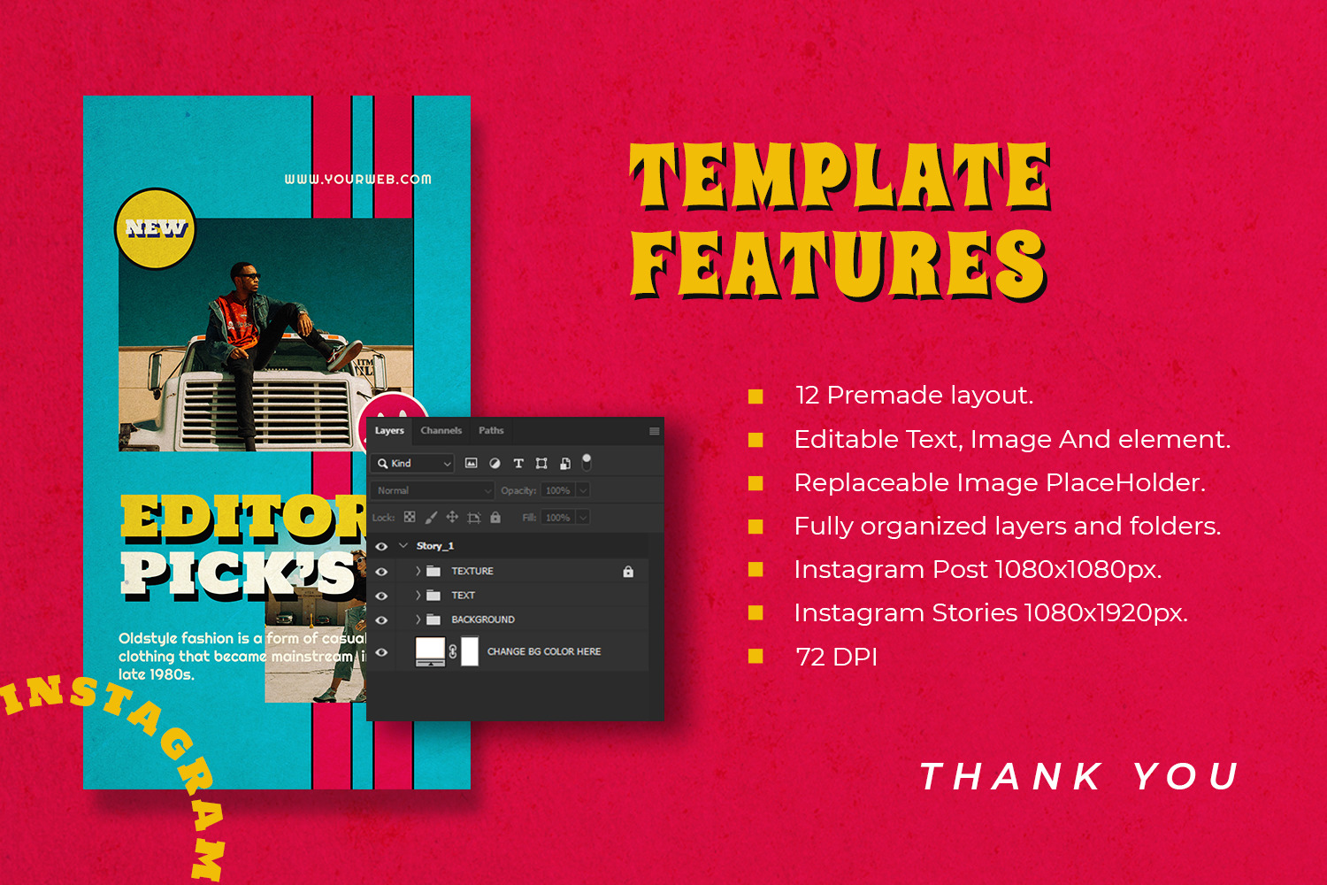 Refices Instagram Template