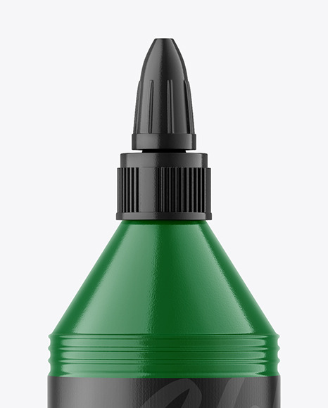 Glossy Glue Bottle Mockup