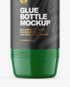 Glossy Glue Bottle Mockup Glossy Glue Bottle Mockup