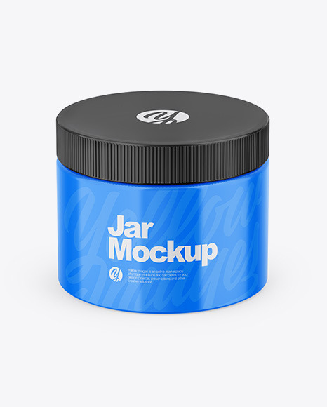 Glossy Jar Mockup