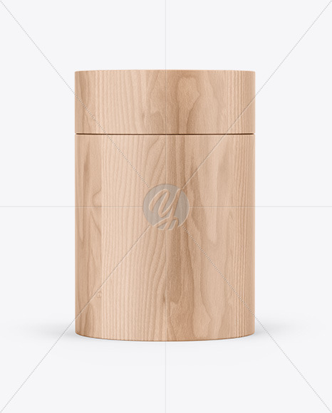 Wooden Jar Mockup