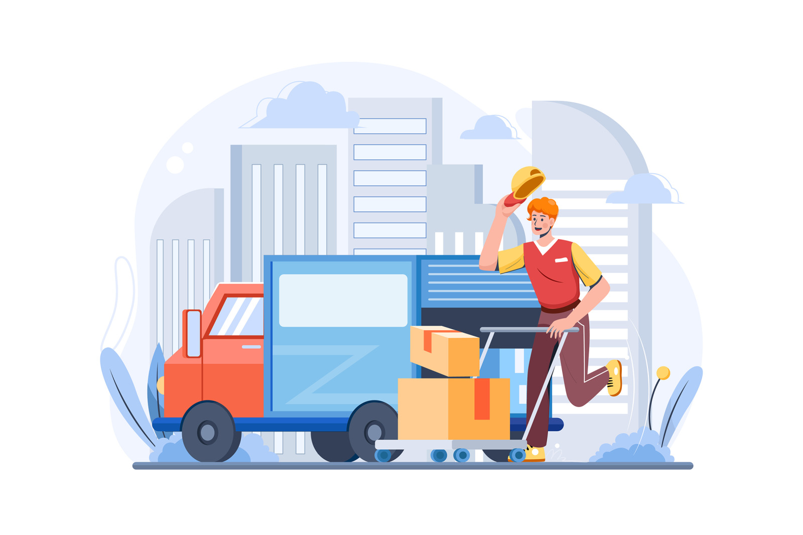 M282_ Delivery Service Illustrations