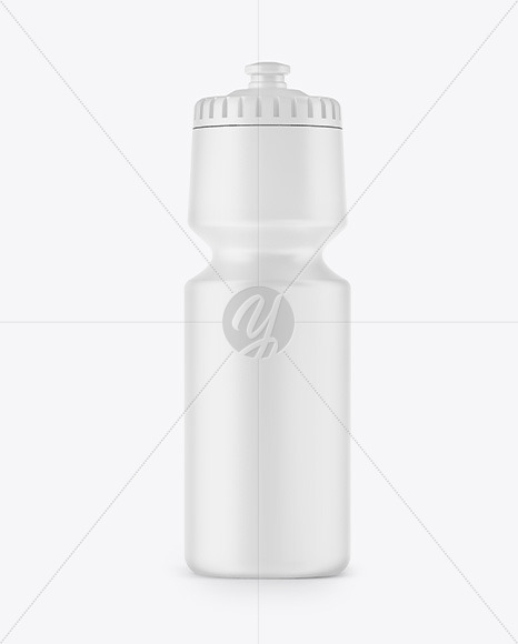 Matte Sport Bottle Mockup