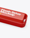 Plastic USB Flash Drive Mockup