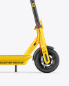 Electric Scooter Mockup - Side View