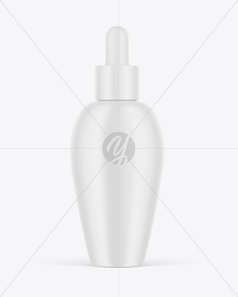 Matte Dropper Bottle Mockup