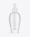 Clear Glass Dropper Bottle Mockup