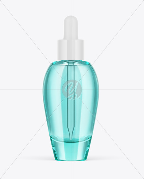 Color Glass Dropper Bottle Mockup