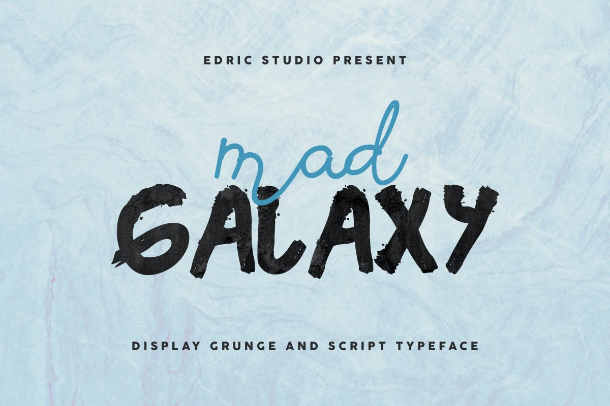 Mad Galaxy Font Duo Mad Galaxy Font Duo