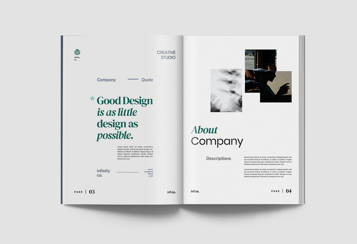 Infiny - Company Profile Indesign Infiny - Company Profile Indesign