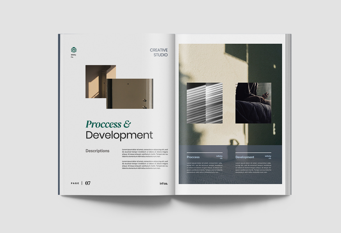 Infiny - Company Profile Indesign Infiny - Company Profile Indesign