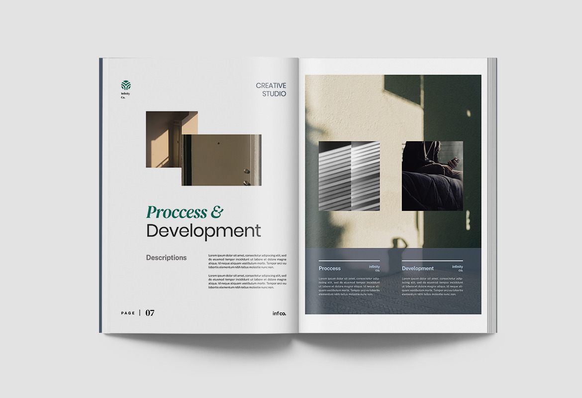 Infiny - Company Profile Indesign