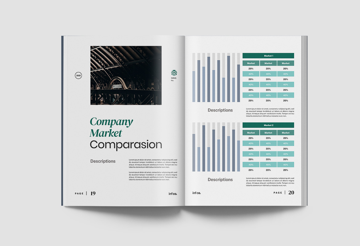 Infiny - Company Profile Indesign Infiny - Company Profile Indesign
