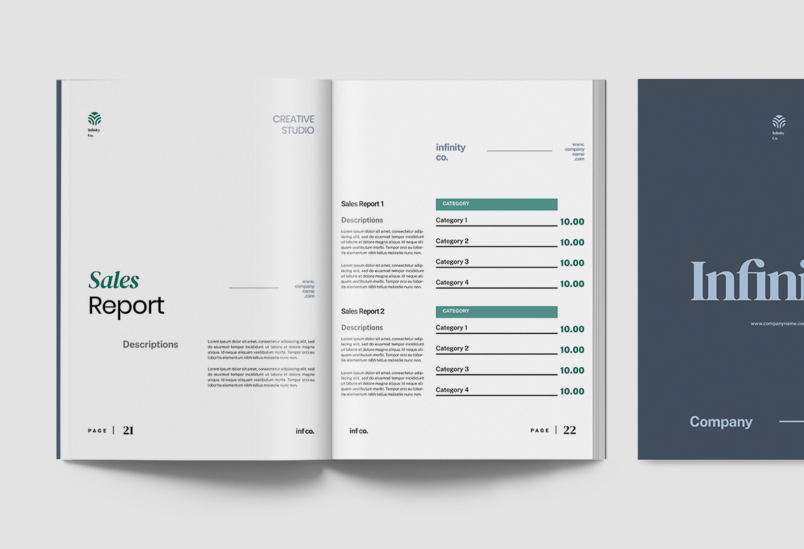 Infiny - Company Profile Indesign Infiny - Company Profile Indesign