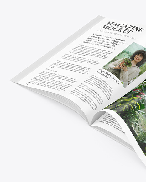 Matte Magazine Mockup