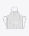 Apron With Leather Parts Mockup