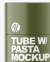 Matte Paper Tube w/ Pennette Pasta Mockup