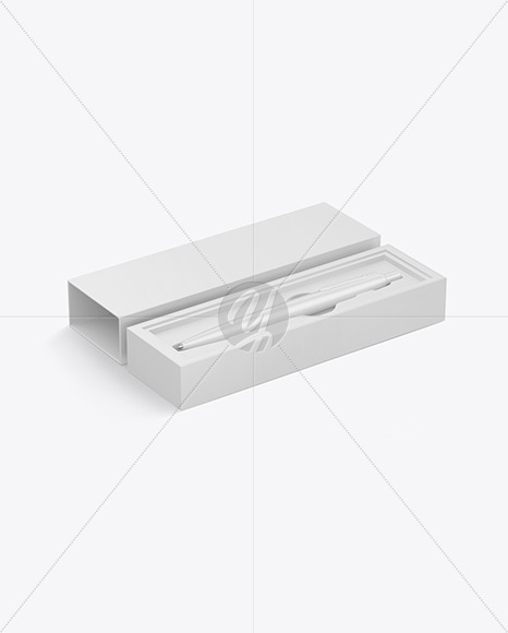 Matte Pen in Box Mockup