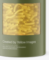 Matte Paper Tube w/ Sedani Rigati Pasta Mockup